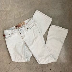 vintage low waist y2k hollister light wash destroyed bootcut flare jeans jr 1